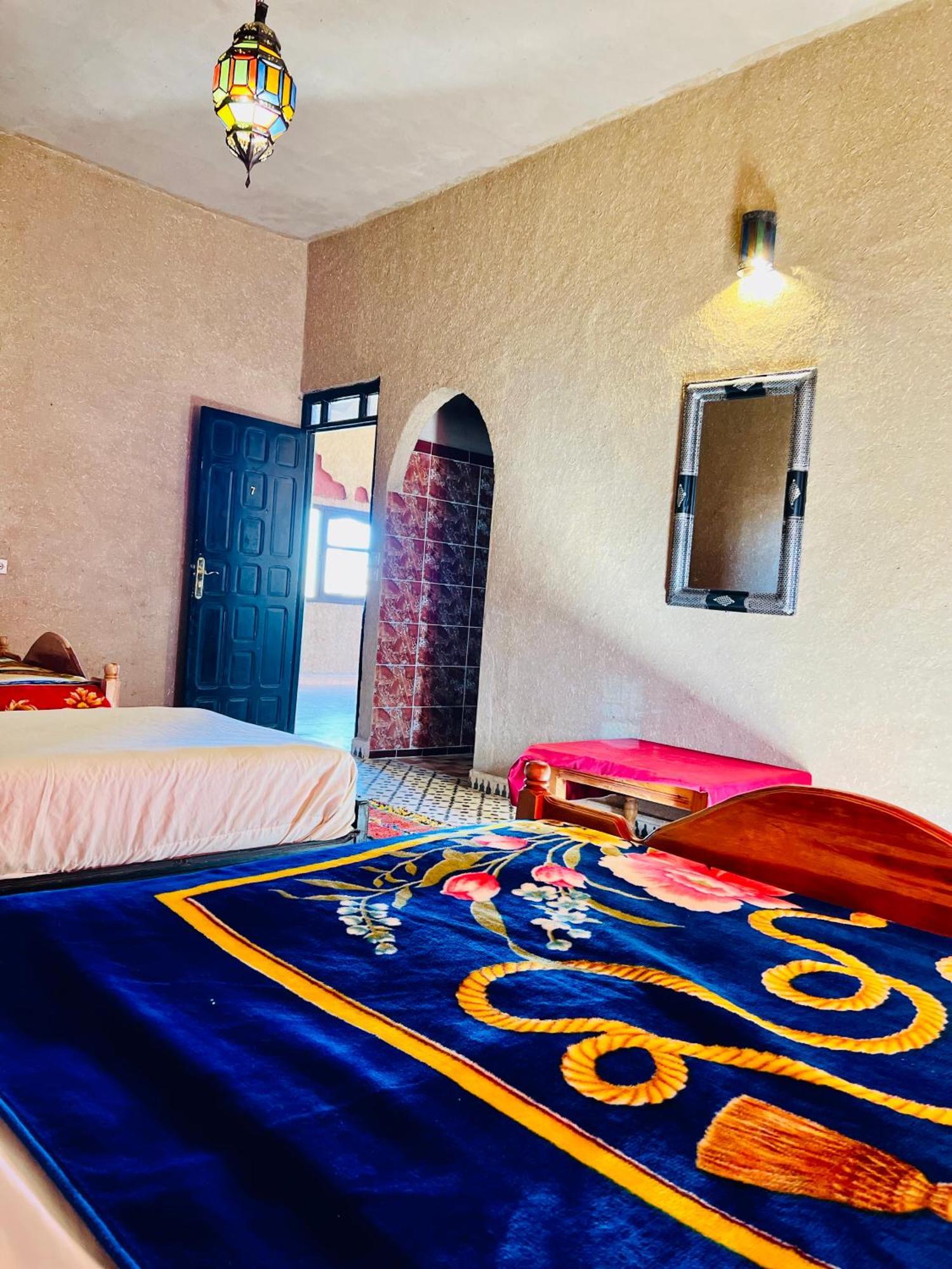 Hotel Camping Les Roses Des Dunes & Piscine เมอร์ซูกา ภายนอก รูปภาพ
