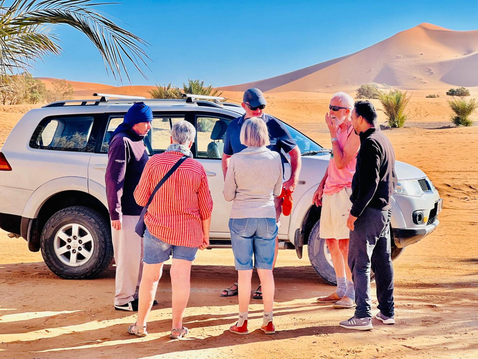 Hotel Camping Les Roses Des Dunes & Piscine เมอร์ซูกา ภายนอก รูปภาพ