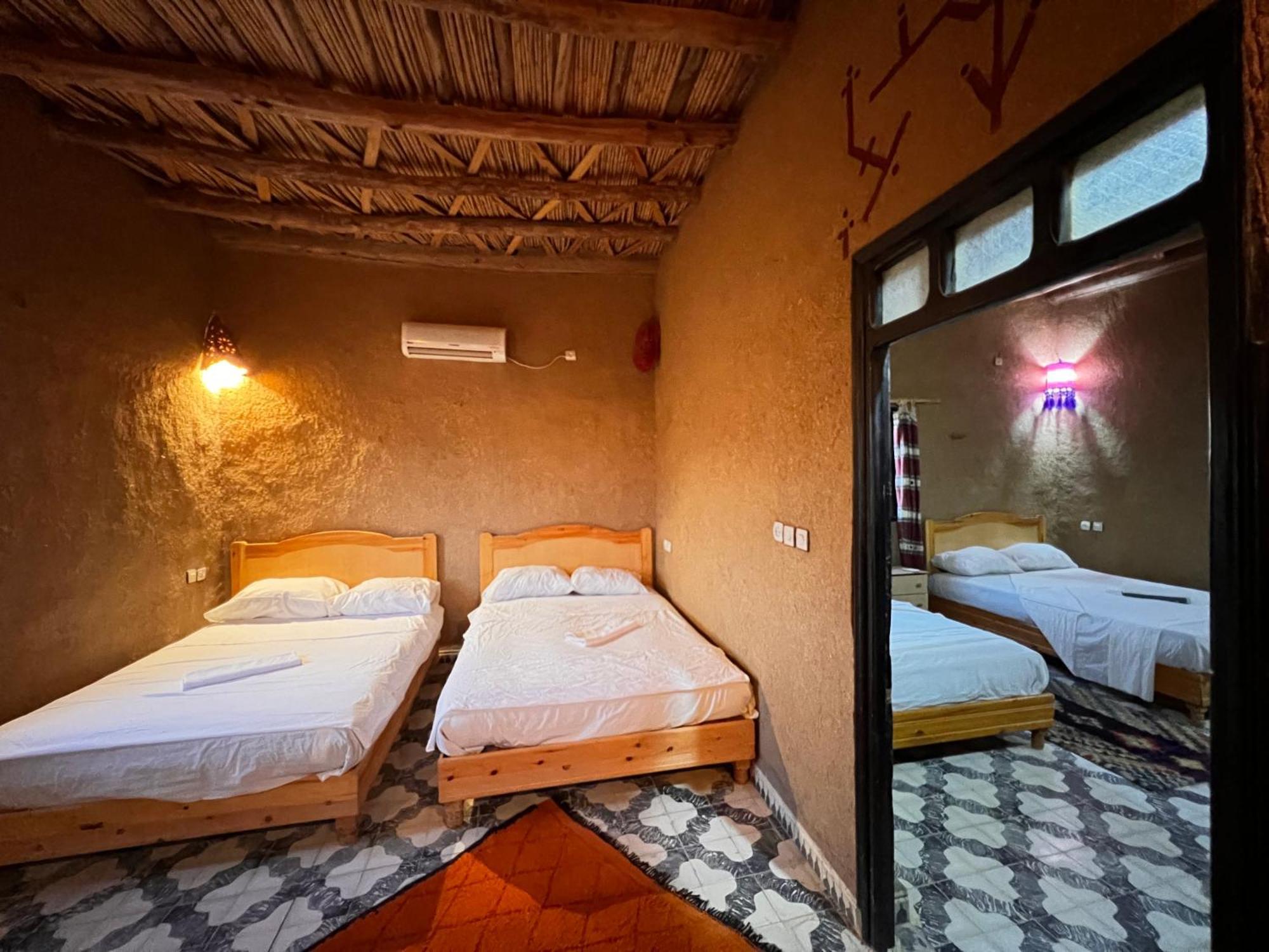 Hotel Camping Les Roses Des Dunes & Piscine เมอร์ซูกา ภายนอก รูปภาพ