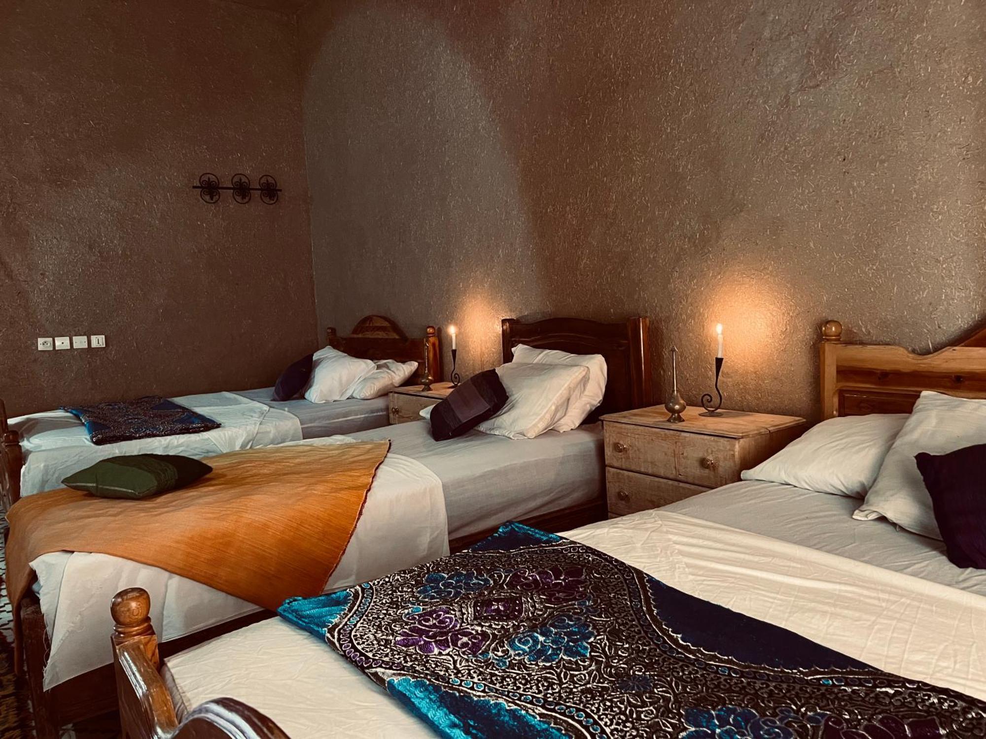 Hotel Camping Les Roses Des Dunes & Piscine เมอร์ซูกา ภายนอก รูปภาพ